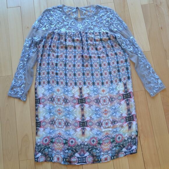 Anthro Kas New York Midi Retro Dress Size Small - Picture 1 of 5